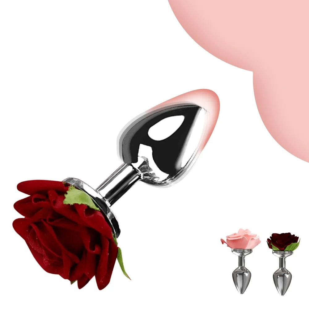 Rose Flower Anal Plug ZhenDuo Sex Shop Rose Flower Anal Plug ZhenDuo Sex Shop