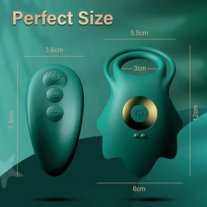 10 Frequency Vibrating Cock Ring Sex Toy For Couples