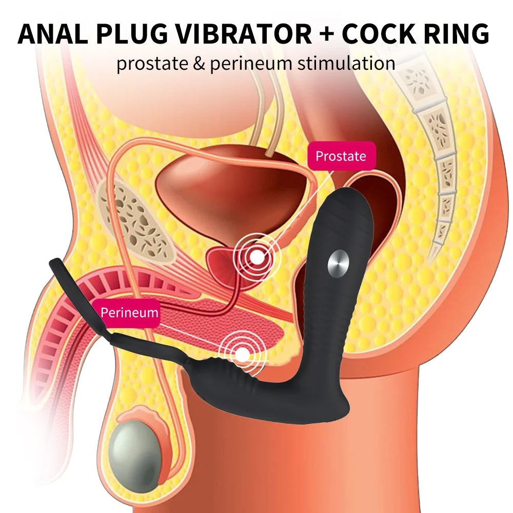 Wireless Remote Control Electric Shock Prostate Massager With Double P ZhenDuo Sex Shop Wireless Remote Control Electric Shock Prostate Massager With Double P ZhenDuo Sex Shop