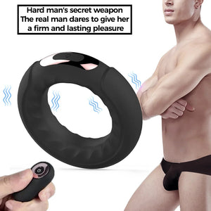 Vibrating Penis Ring for Clitoral Stimulation, Remote Control Clitoris Stimulator Massager