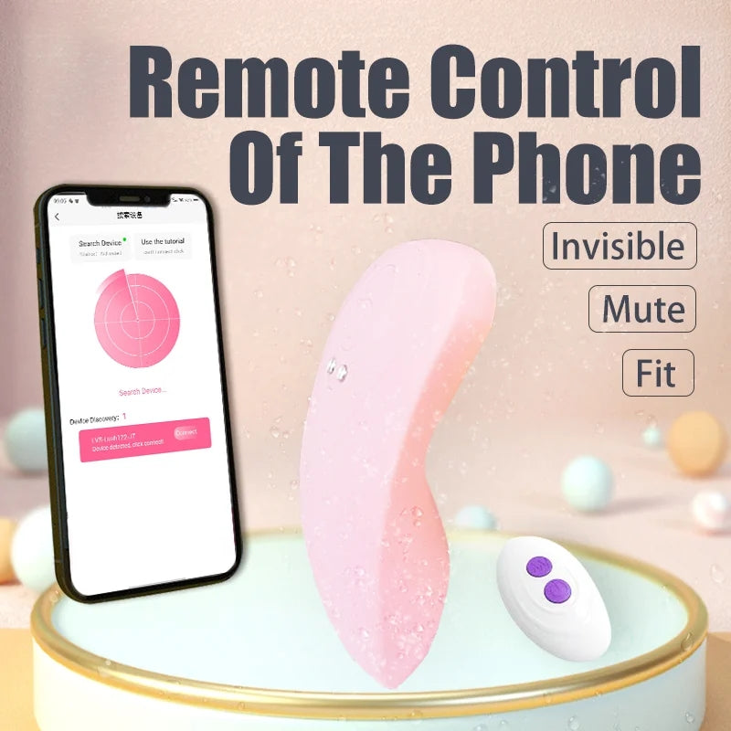 App/Remote Control Invisible Wearable Vibrator