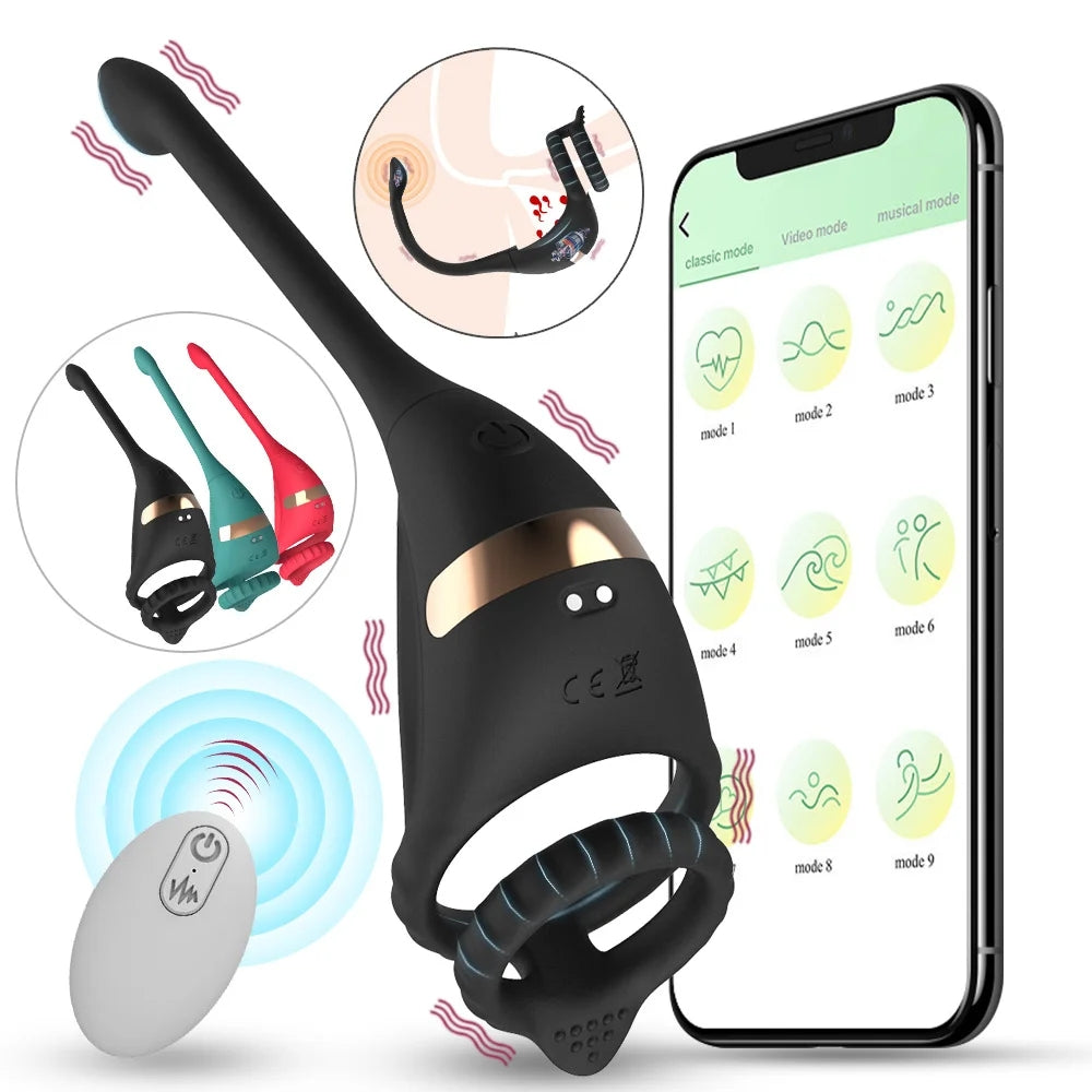Dragon Knight - App/Remote Control Double Penis Ring Scrotal Sleeve Wi ZhenDuo Sex Shop Dragon Knight - App/Remote Control Double Penis Ring Scrotal Sleeve Wi ZhenDuo Sex Shop