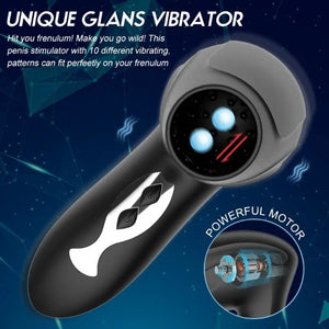 Handheld Male Oral Masturbator Sex Toy Multiple Sucking Mode Glans Vibrator-ZhenDuo Sex Shop-ZhenDuo Sex Shop