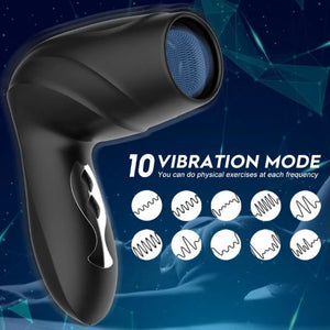 Handheld Male Oral Masturbator Sex Toy Multiple Sucking Mode Glans Vibrator-ZhenDuo Sex Shop-ZhenDuo Sex Shop