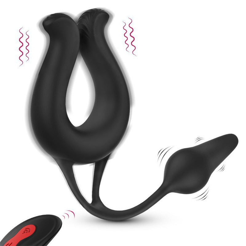 Remote Control Cock Ring With Anal Stimulation