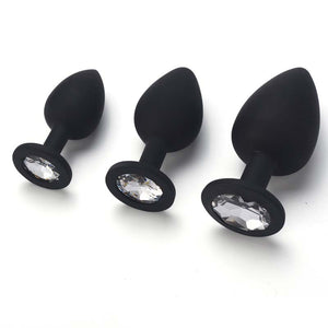 3PCS Waterproof Slicone Plug Soft Expanding Butt Toy Relaxing Tool