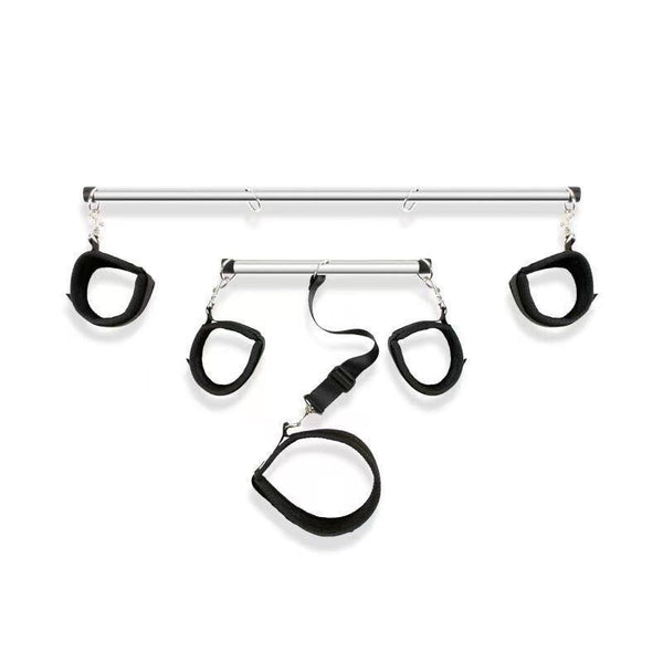 Spreader Bar Sex Toys with Wrist Ankle Neck Collar Restraint Kits Adjustable Handcuffs