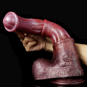 FAAK Silicone Long Horse Dildo With Suction Cup Size 35cm 24.5cm-ZhenDuo Sex Shop-35cm-ZhenDuo Sex Shop