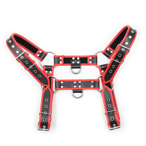 Fetish Faux Leather Chest Harness Men Adjustable Sexual Body Bondage Belts