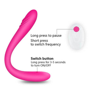 Wireless Reomte Control Vibrating Double Ended Dildo Vibrator 14.6inch-ZhenDuo Sex Shop-ZhenDuo Sex Shop
