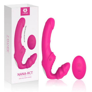 S-Hande NANA Remote Control Vibrating Strapless Strap-On Dildo-ZhenDuo Sex Shop-pink-ZhenDuo Sex Shop