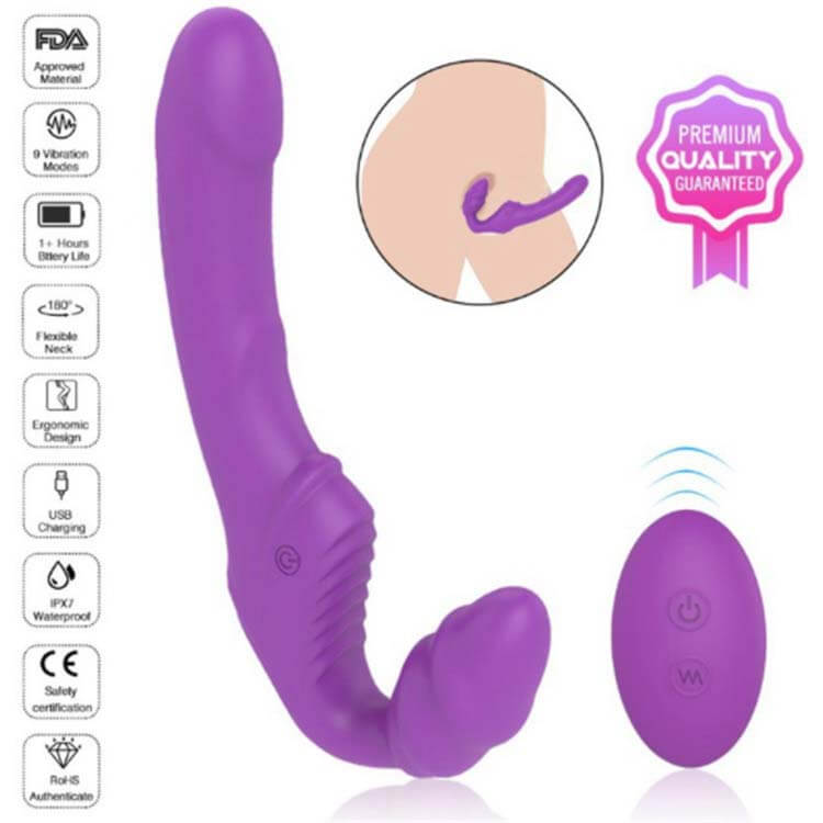 S-Hande NANA Remote Control Vibrating Strapless Strap-On Dildo ZhenDuo Sex Shop S-Hande NANA Remote Control Vibrating Strapless Strap-On Dildo ZhenDuo Sex Shop