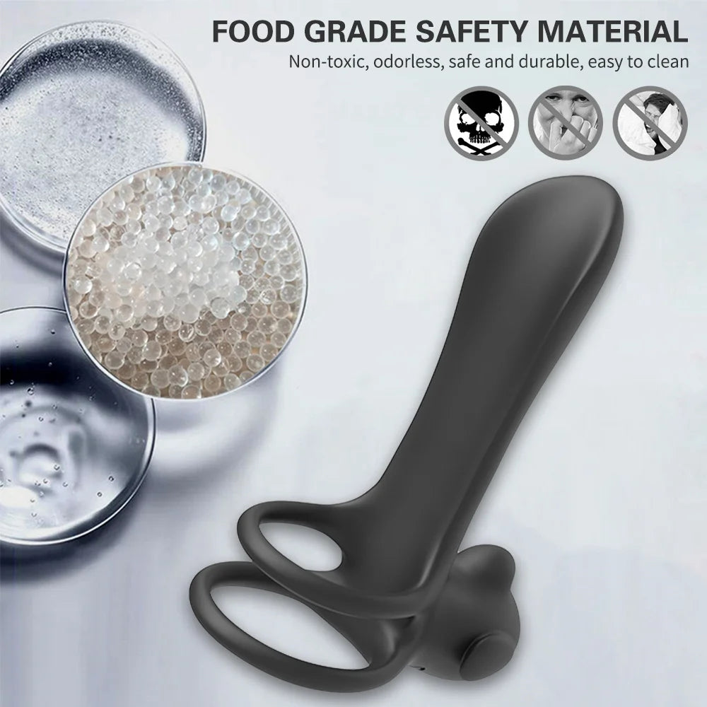 Remote Control Delayed Ejaculation Penis Ring Cock Ring G-spot Vaginal Stimulator