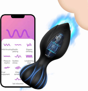 App Remote Control 10 Frequency Anal Vibrator