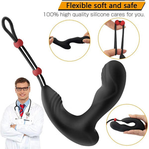 Anal Plug Remote Control Prostate Massager With 9-frequency Vibrating