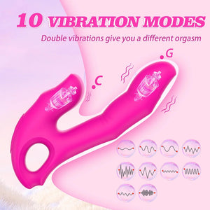 2-in-1 Finger-shaped Vibrator