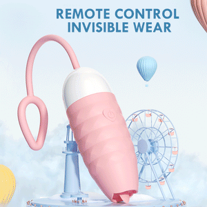 Wireless Remote Control Egg Vibrators G-spot Simulator Tongue Licking Vaginal Ball