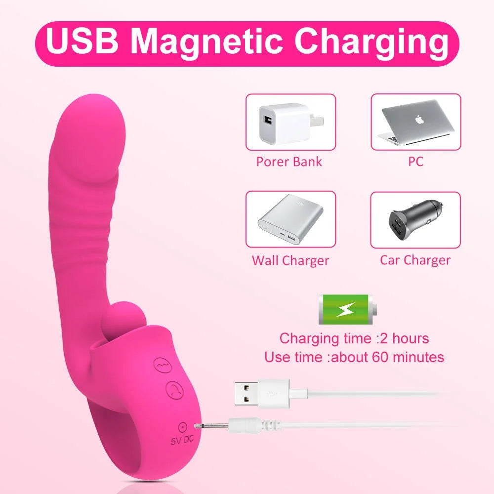 Lois Double Stimulation Tongue-licking Vibrator ZhenDuo Sex Shop Lois Double Stimulation Tongue-licking Vibrator ZhenDuo Sex Shop