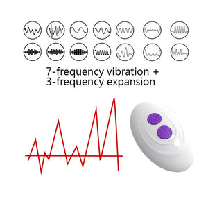 Telescopic G-spot Vibrator With Remote Control Anal Vibrator Prostate Massager