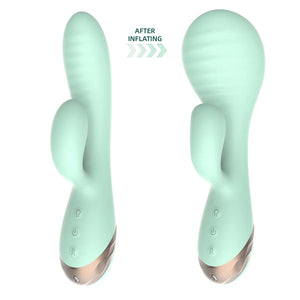 Inflatable 10 Frequency Silicone G-spot Vibrator
