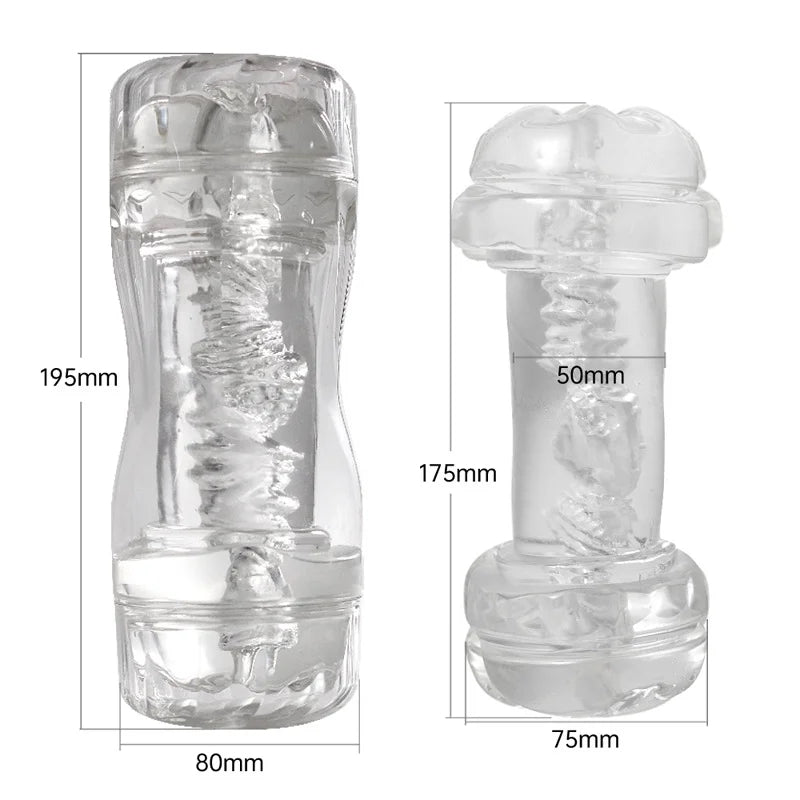 Double Head Manual Squeeze Male Masturbation Cup ZhenDuo Sex Shop Double Head Manual Squeeze Male Masturbation Cup ZhenDuo Sex Shop