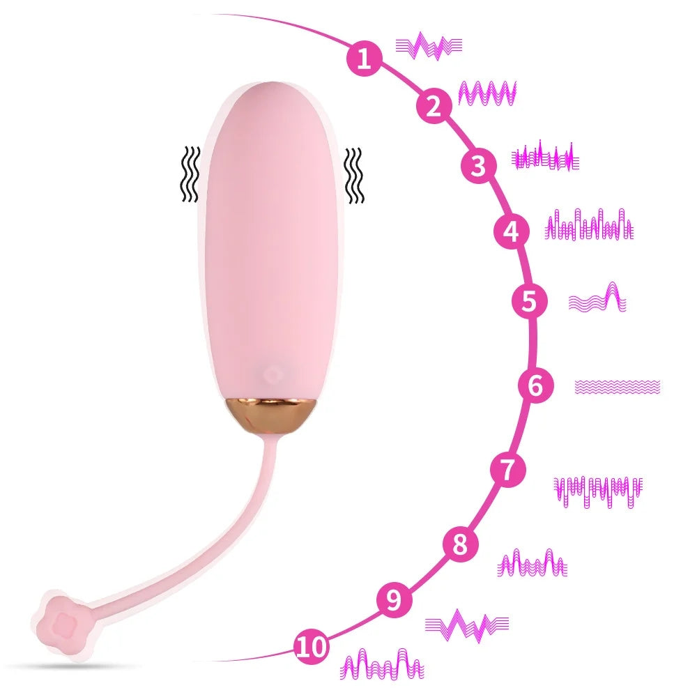 Wireless Remote Control Vagina Massager Vibrating Egg