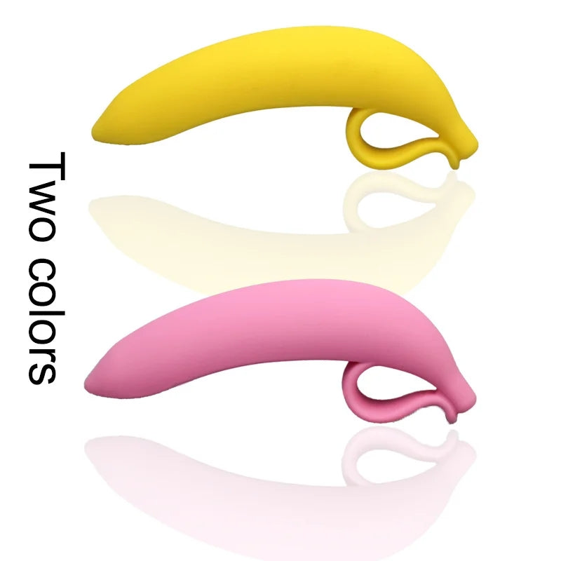 Banana Silicone Penis Massage Sticks