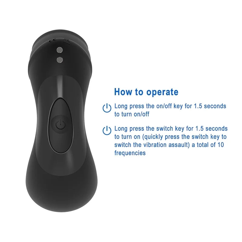 Wireless Remote Control Male Prostate Massage Vibrator