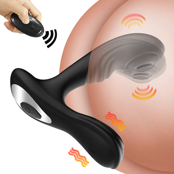 Wireless Remote Control 3-point Stimulating Prostate Vibrator