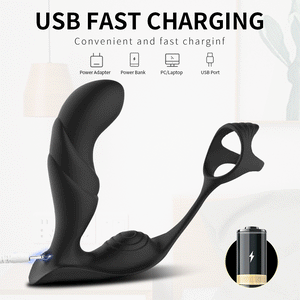 Whirlwind - Wireless Remote Control Vibration Prostate Massager With Cock Ring