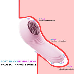 Aocoai App Remote Control Magnetic Wearable Vibrating Panties