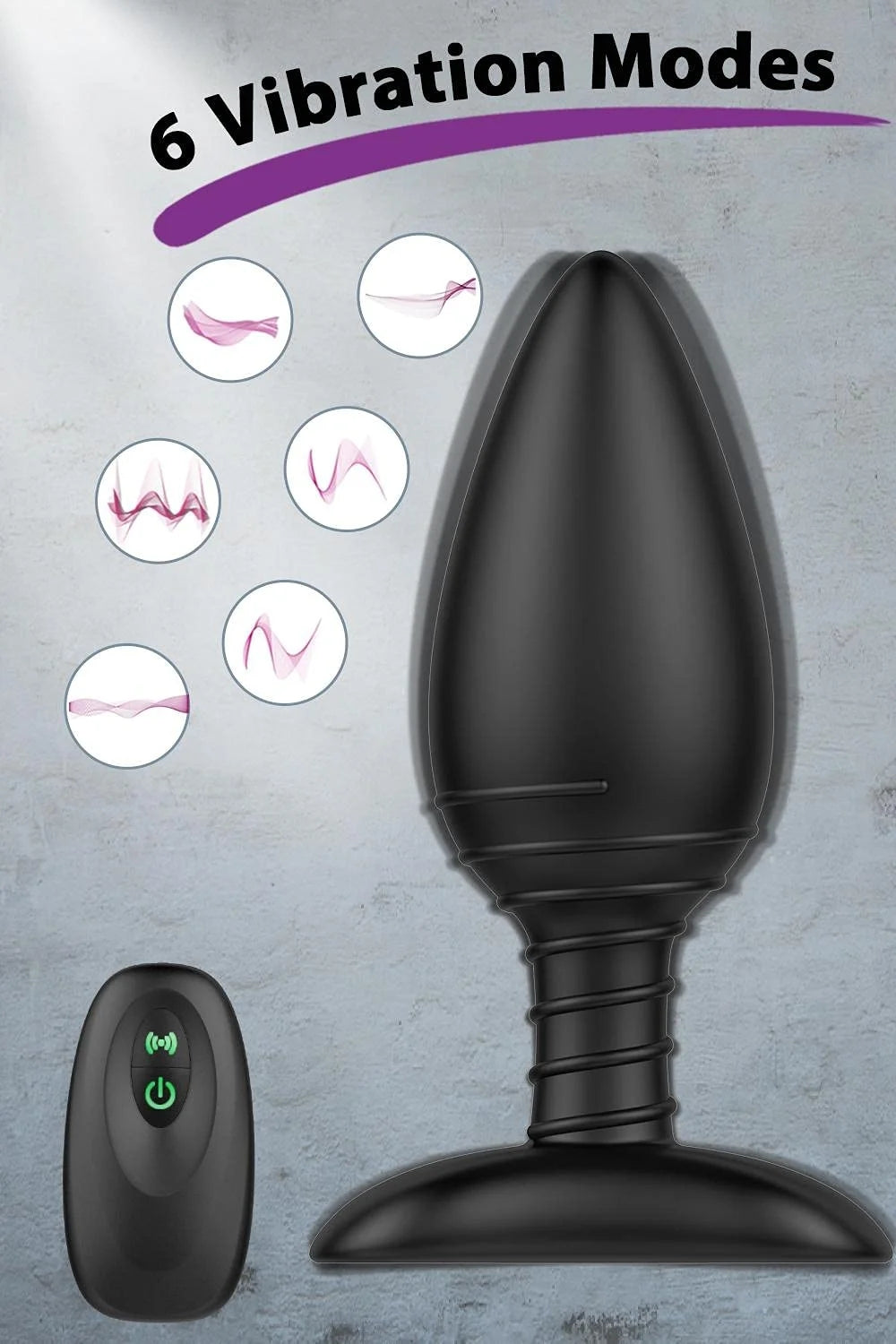 Vibrating Butt Plug, Silicone Rechargeable Anal Vibrator ZhenDuo Sex Shop Vibrating Butt Plug, Silicone Rechargeable Anal Vibrator ZhenDuo Sex Shop