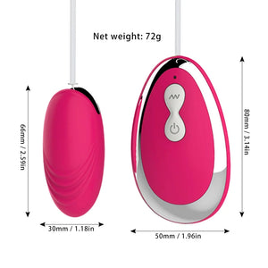 Wired Remote Control 20 Frequencies Vibrating Egg