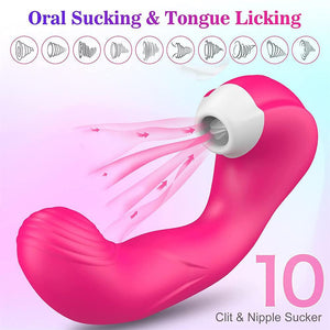 Adult Products 10 Frequency Vibrating Sucking Device