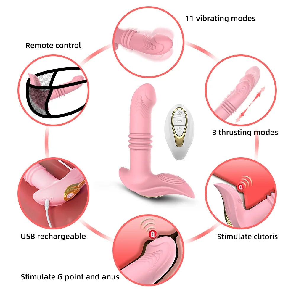 Remote Vibrator Vagina Massage Clitoris Stimulator Thrusting Telescopi ZhenDuo Sex Shop Remote Vibrator Vagina Massage Clitoris Stimulator Thrusting Telescopi ZhenDuo Sex Shop