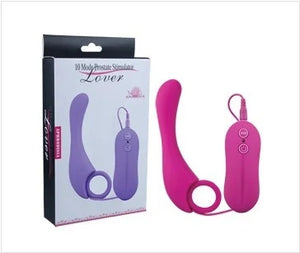 10 Frequency Vibrating Anal Plug G-point Stimulation Sex Toy For Adults