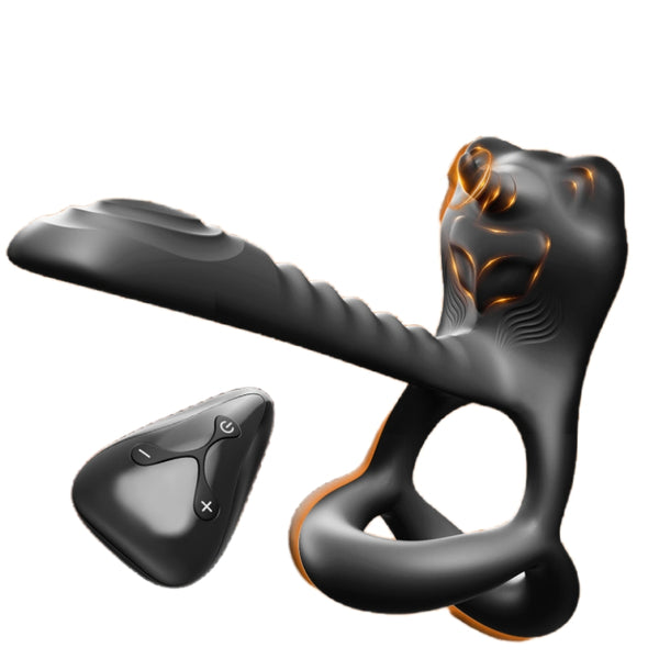 Wireless Remote Control 12 Frequency Vibration Penis Rings & Clit Stimulator