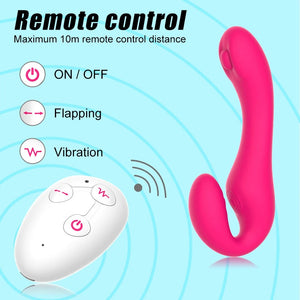 Roma-s Wireless Remote Control Flapping Strapless Wearable Vibrator For Couple