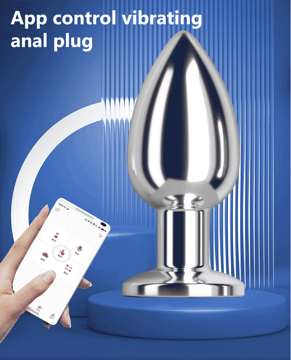 App Remote Control Luminous Vibration Anal Plug ZhenDuo Sex Shop App Remote Control Luminous Vibration Anal Plug ZhenDuo Sex Shop