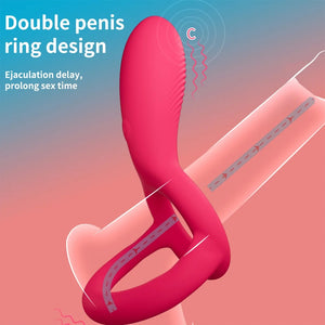 Penis Ring Vibrating Clitoris Stimulator G Spot Vibrator Delay Cock Ring