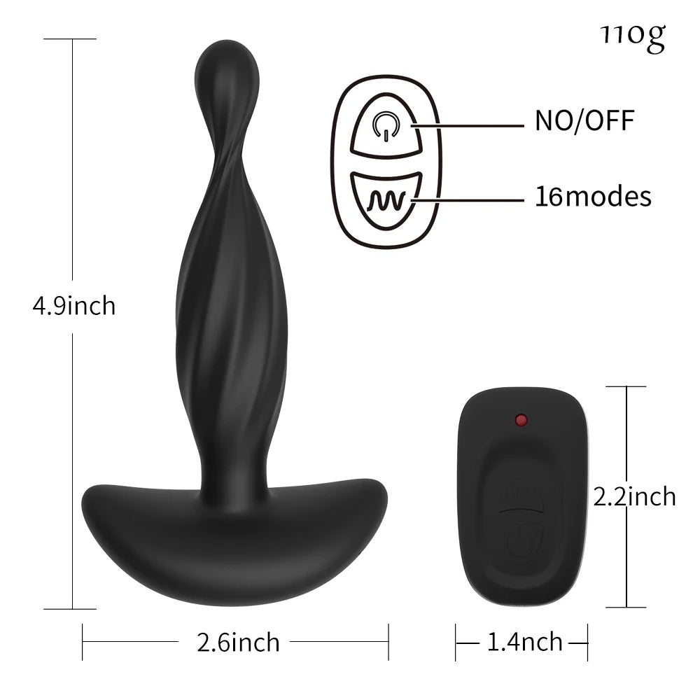 Anal Plug Vibration Masturbator Vestibular Prostate Massage $49.00