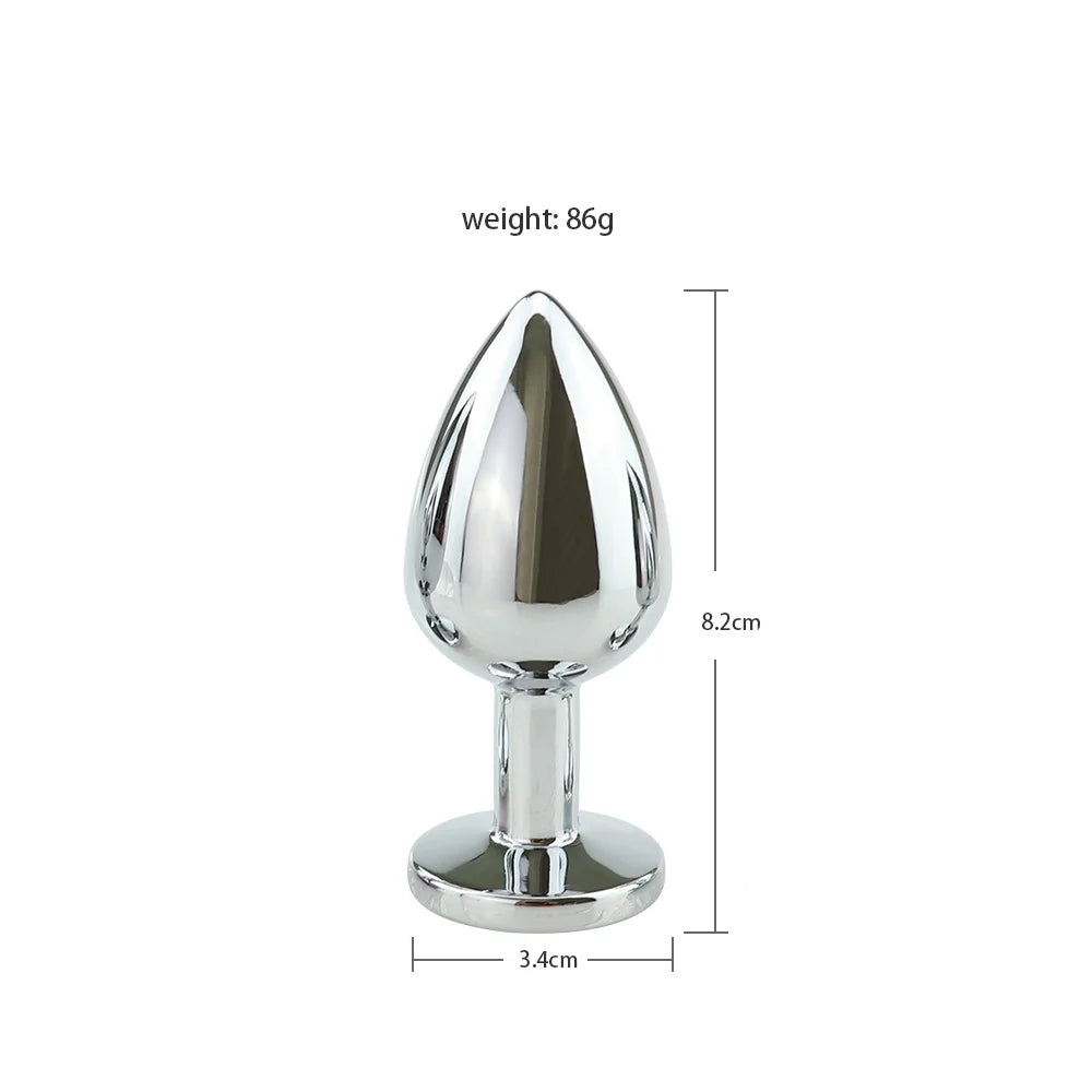 Stainless Steel Anal Butt Plug Fantasy Sex Bondage Anal Stimulation To ZhenDuo Sex Shop Stainless Steel Anal Butt Plug Fantasy Sex Bondage Anal Stimulation To ZhenDuo Sex Shop