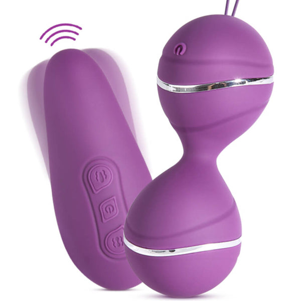 Hyman Wireless Masturbation Vibrating Geisha Kegel Ball with Remote Control