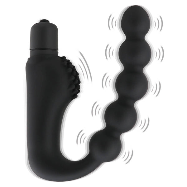 Silicone Granular Prostate Vibrator Massager Anal Plug Waterproof 10 Speed Stimulation-ZhenDuo Sex Shop-ZhenDuo Sex Shop