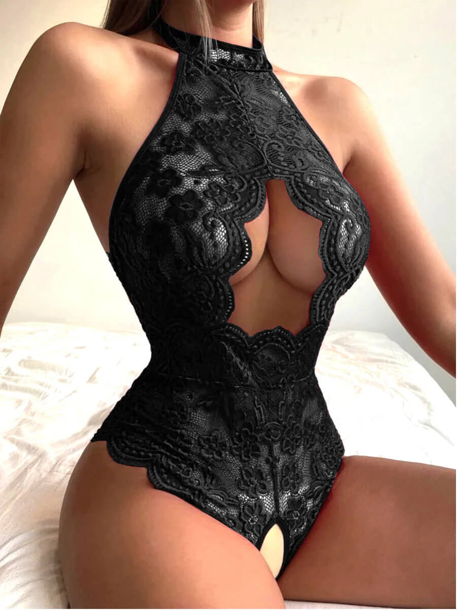 Sexy Erotic Lingerie For Women Open Bra Crotchless Sex Underwear Porno Babydoll Dress Hot Lace Lingerie