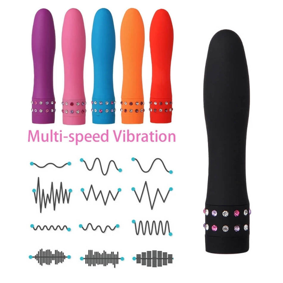 Multispeed Diamond Vibrator G-Spot Bullet Massager Magic Vibrating