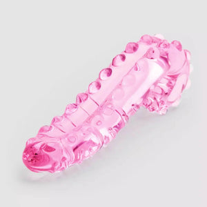 Tentacle Textured Sensual Curved Glass Dildo G spot Thrilling Erotic Stimulation