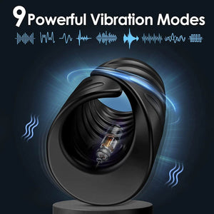 Male Penis Ring Masturbator Men's Vibrator Stimulator with APP Control Delay Cock Ring-ZhenDuo Sex Shop-ZhenDuo Sex Shop