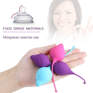 Vagina Tighten Kegel Ball Silicone Ben Wa Ball Female Exercises Smart Vaginal Balls Massage Geisha Ball Adult Sex Toys for Women