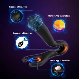 Prostate Massage Stick Men's Remote Control Vibrator Prostate Stimulator